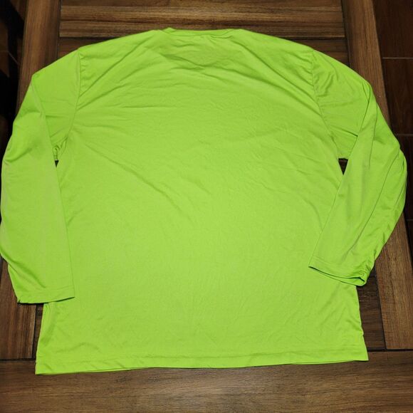 Salt Water Soul LS Green Unisex Tee - Size 2XL - Picture 3 of 5